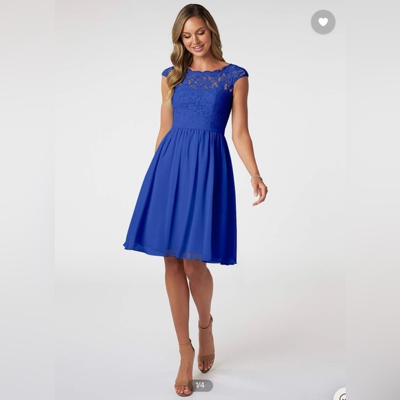 Azazie Shivani bridesmaid dress size A4 - Picture 4 of 4